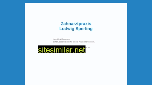 zahn-sperling.de alternative sites