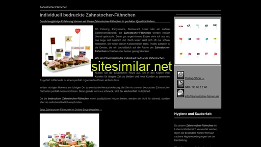 zahnstocher-fahnen.de alternative sites