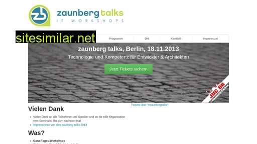 zaunberg-talks.de alternative sites