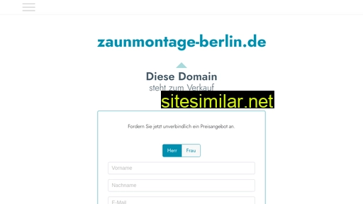 zaunmontage-berlin.de alternative sites