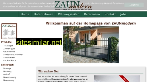 zaun-modern.de alternative sites