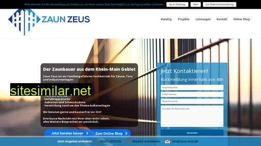 zaun-zeus.de alternative sites