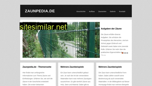 zaunpedia.de alternative sites