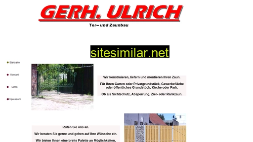 zaunsysteme-ulrich.de alternative sites