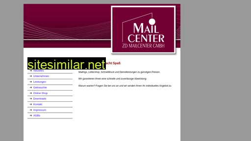 zd-mailcenter.de alternative sites