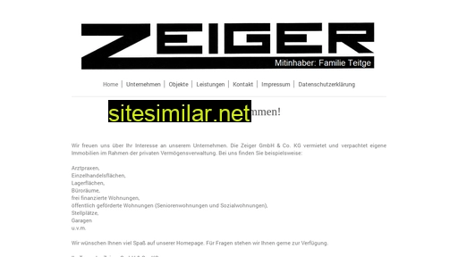 zeiger-gmbh.de alternative sites