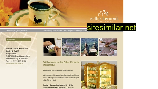 zeller-keramik.de alternative sites