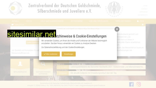 zentralverband-goldschmiede.de alternative sites