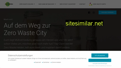 zero-waste-helden.de alternative sites