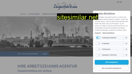 Zeugnisfabrik similar sites