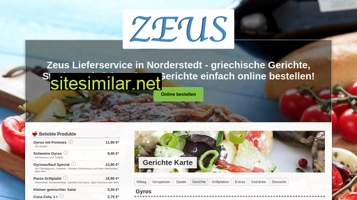 zeus-food.de alternative sites