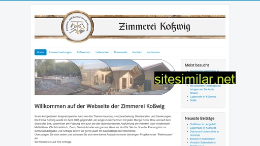 zimmerei-kosswig.de alternative sites