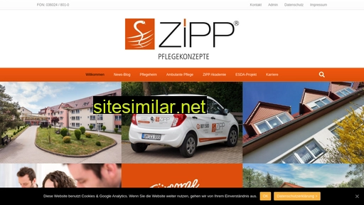 Zipp-pflegekonzepte similar sites