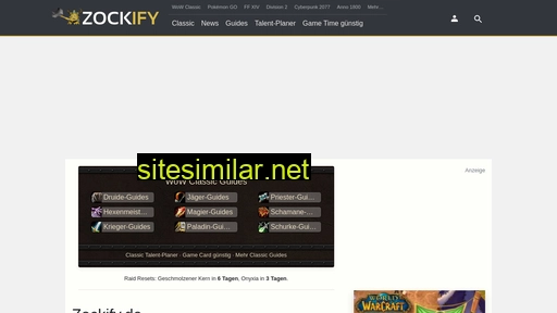 Zockify similar sites