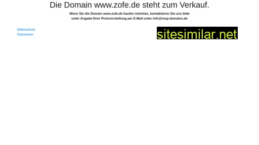 zofe.de alternative sites