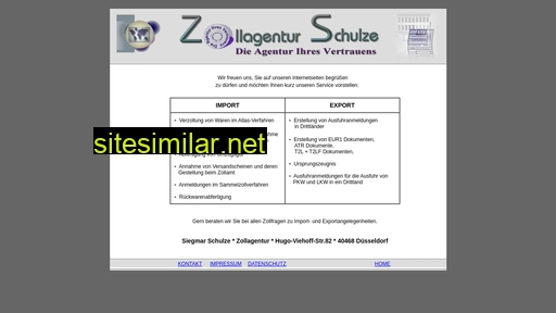 zollagentur-schulze.de alternative sites