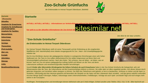 Zoo-schule-gruenfuchs similar sites