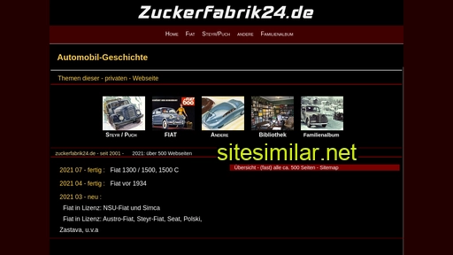 Zuckerfabrik24 similar sites