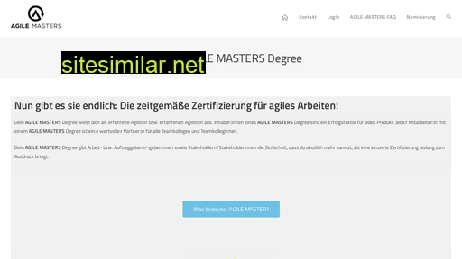 agile-masters.degree alternative sites