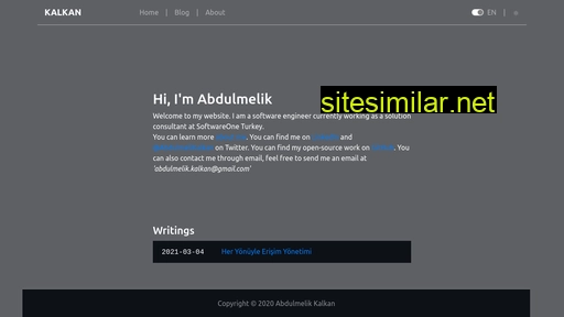 abdulmelik.dev alternative sites