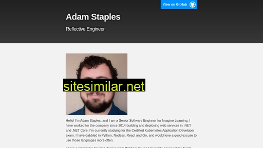 adamstaples.dev alternative sites