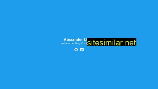 alexander-lloyd.dev alternative sites