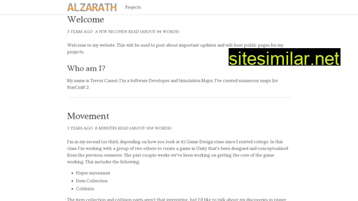 alzarath.dev alternative sites