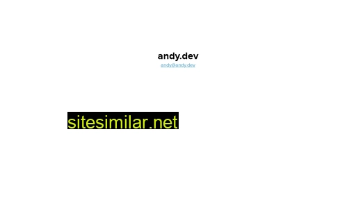 andy.dev alternative sites