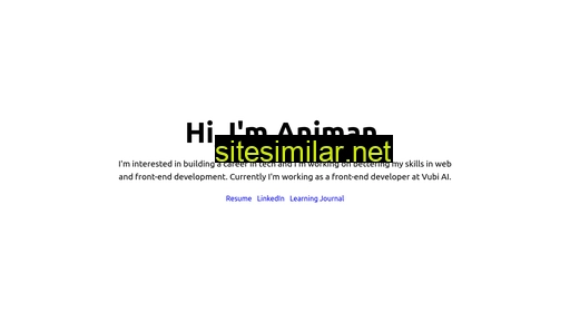 animanamit.dev alternative sites