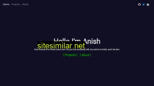 anishdoes.dev alternative sites
