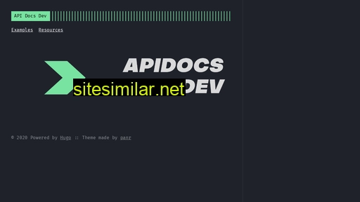Apidocs similar sites