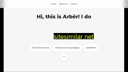 arber.dev alternative sites