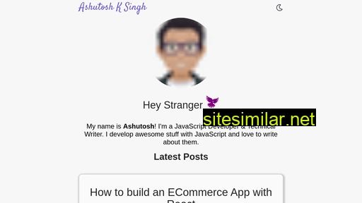 ashutoshksingh.dev alternative sites