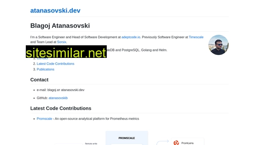 atanasovski.dev alternative sites