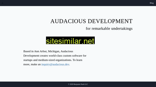 audacious.dev alternative sites
