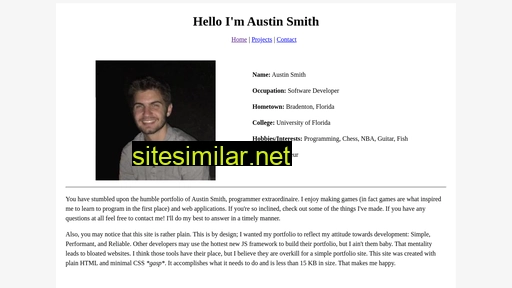 Austinsmith similar sites