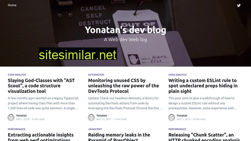 blog.yonatan.dev alternative sites