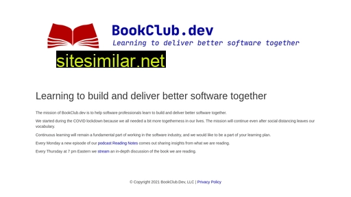 bookclub.dev alternative sites