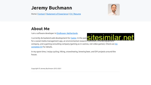 buchmann.dev alternative sites