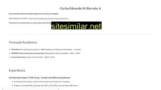 carlosbarreto.dev alternative sites