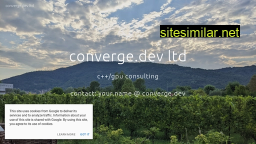 Converge similar sites