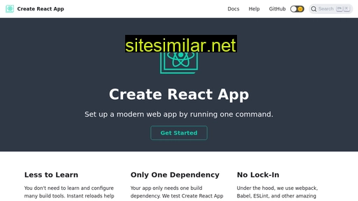 create-react-app.dev alternative sites