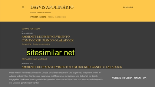 dayvisapolinario.dev alternative sites