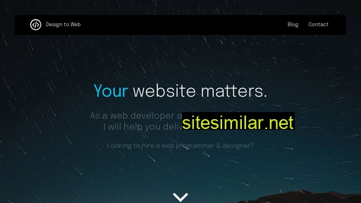 Designtoweb similar sites