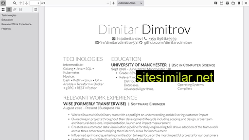 Dimitar similar sites