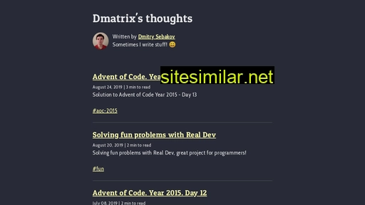 dmatrix.dev alternative sites