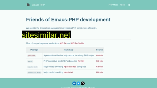 emacs-php.dev alternative sites