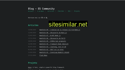 escommunity.dev alternative sites