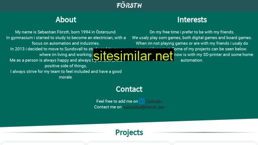 forsth.dev alternative sites