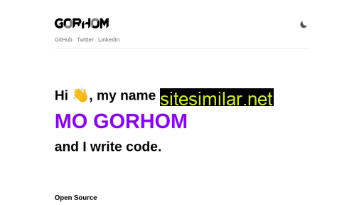 gorhom.dev alternative sites